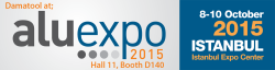 DAMATOOL at ALUEXPO 2015 CNR ISTANBUL TURKEY